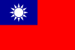 Flagge Taïwan