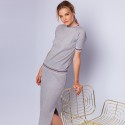 Ribbed wool top - Ecume 