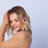 Pull long en mohair ajouré - Emeline 6349 camel - 46 marron clair
