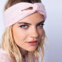 Mohair headband with hemstitching - Evadée