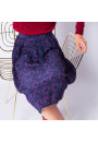 Jupe longue Maison Montagut x Martin Morel - Envolée 6340 navy - 05 bleu marine