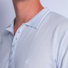 Polo fantaisie Fil Lumière Loic 8999 argent - 11 gris clair