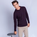 Sweat à capuche en cachemire - Harper 6364 prune - 18 violet fonce