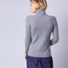 Pull col roulé en cachemire - Eglyn 6396 glace - 11 gris clair