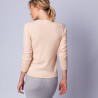 Pull col rond en cachemire intemporel - Evana 6385 nude - 85 nude