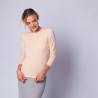 Pull col rond en cachemire intemporel - Evana 6385 nude - 85 nude