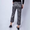 Pantalon droit en soie Ginga 6310 Noir - 01 Noir