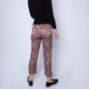 Pantalon droit en soie Ginga 6372 Safran - 15 Orange