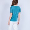 Polo femme Fil Lumière - Marie 8522 Menthe-22 Vert moyen