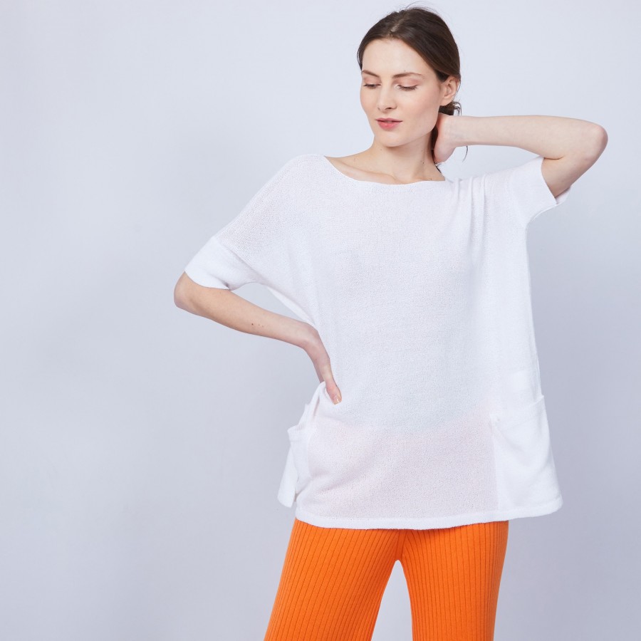 T-shirt ample - Conrad 6400 blanc - 02 Blanc