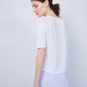 T-shirt ample col rond - Maika 6400 blanc - 02 blanc