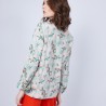 Chemise en coton Maison Montagut x Maison Martin Morel - Malaisie 6573 MMM - 23 Vert clair