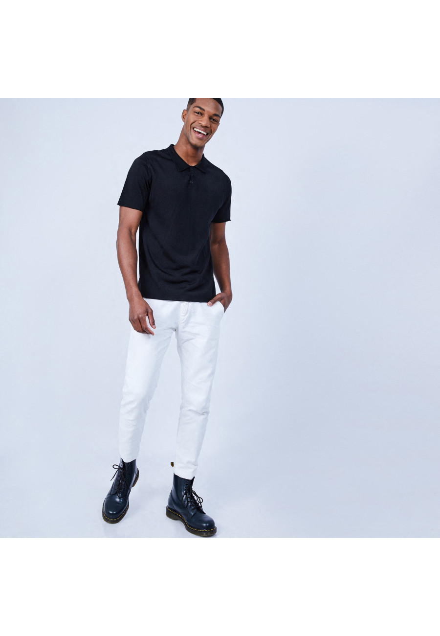 Black Fil Lumière polo shirt - Lyam