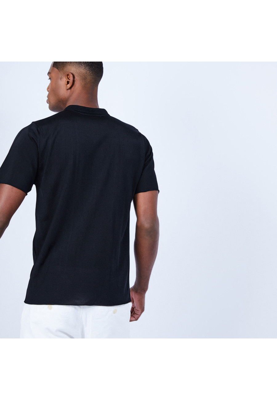 Black Fil Lumière polo shirt - Lyam