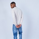 Pull col polo en laine mérinos - Lino 6401 dune - 12 Beige clair