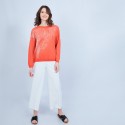 Sweat pailleté - Mina 6560 Ardent- orange