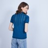 T-shirt col polo en soie - Jourdan
