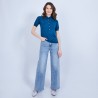 T-shirt col polo en soie - Jourdan