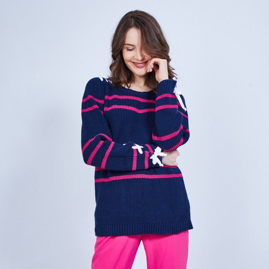 Cotton jumper with cord - JERÔME