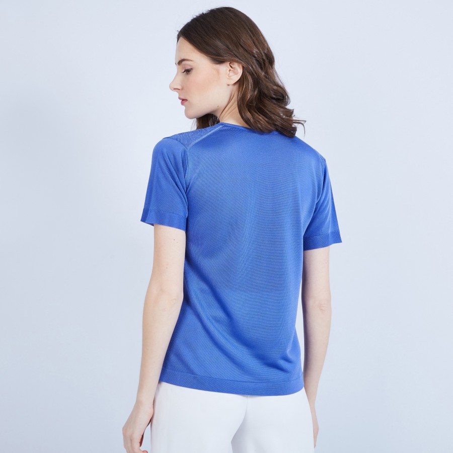 Short-sleeved V-neck T-shirt - Marielle