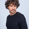Cotton  and cashmere crew neck jumper - Hizoka