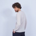 Pull col rond en laine - Luciano 6401 - 12 Beige clair