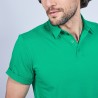 Polo 100% coton - Lys 6450 tropique - 22 Vert moyen