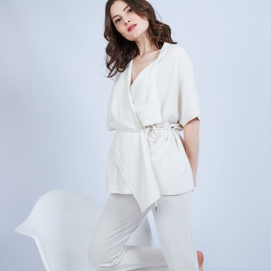 sleeveless kimono cardigan