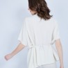 Gilet kimono sans manches - Harriet 6360 Perle - 82 écru