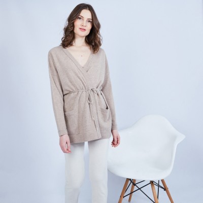 Gilet avec poches en cachemire - Ouria