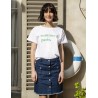 T-shirt femme Maison Montagut x Cuisse de Grenouille 02 blanc