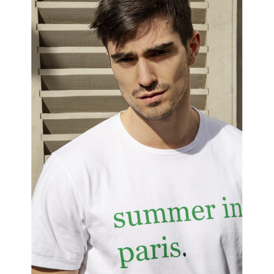 T-shirt homme Maison Montagut x Cuisse de Grenouille - 02 blanc