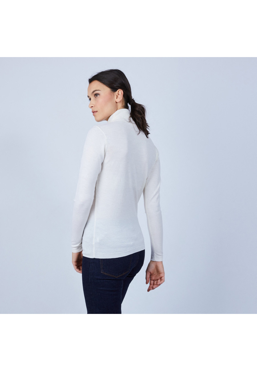 Pull col roulé en laine mérinos - Beha