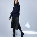 Pull manches extra longues Solange 6640 marine - 05 bleu marine