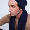 Bonnet en cachemire - Oly 6646 indigo - 75 Bleu nuit