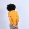 Gilet en laine mérinos - Belita 6660 cannelle - 89 Moutarde