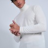 Pull col roulé en laine mérinos - Berry 6600 blanc - 02 Blanc