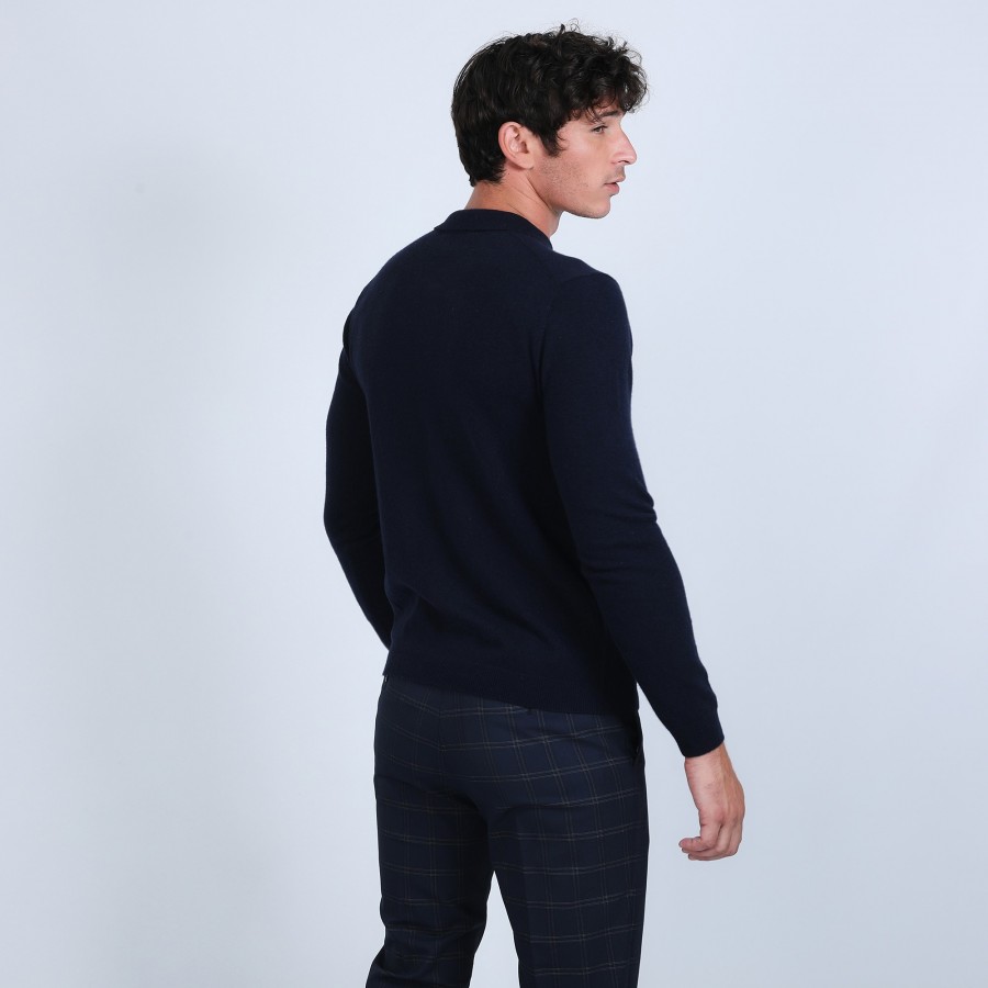 Pull col polo en cachemire - Emerson