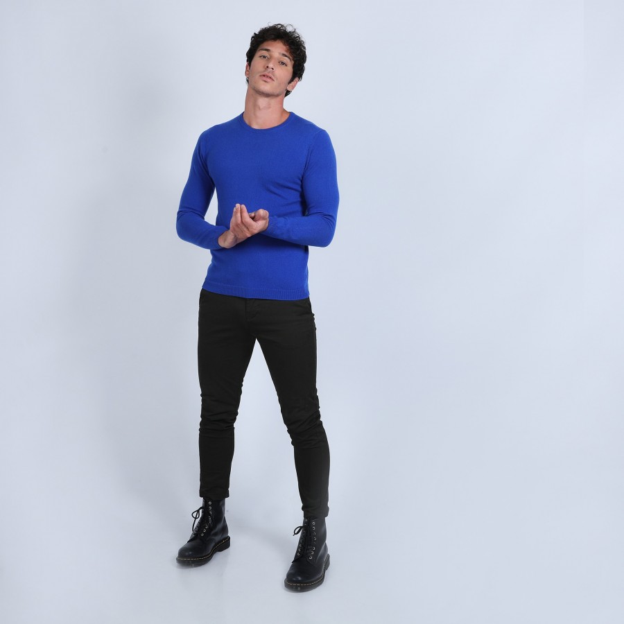 Pull col rond en cachemire - Evain