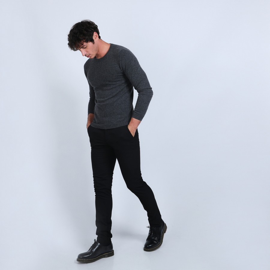Pull col rond en cachemire - Evain