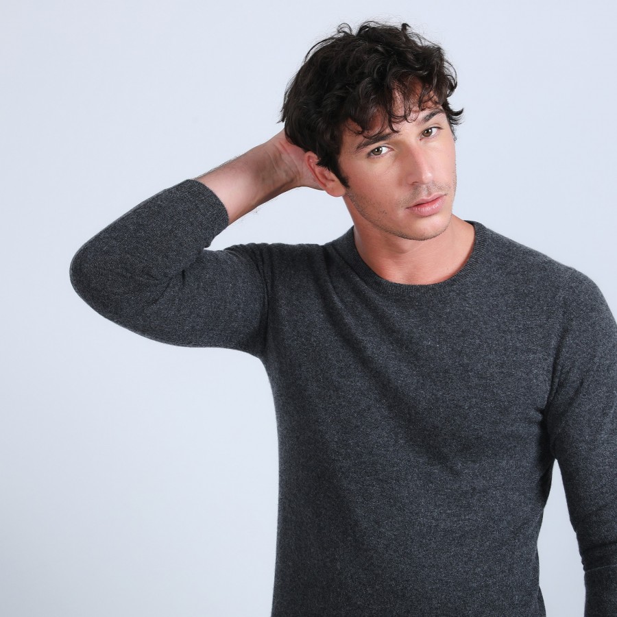 Pull col rond en cachemire - Evain