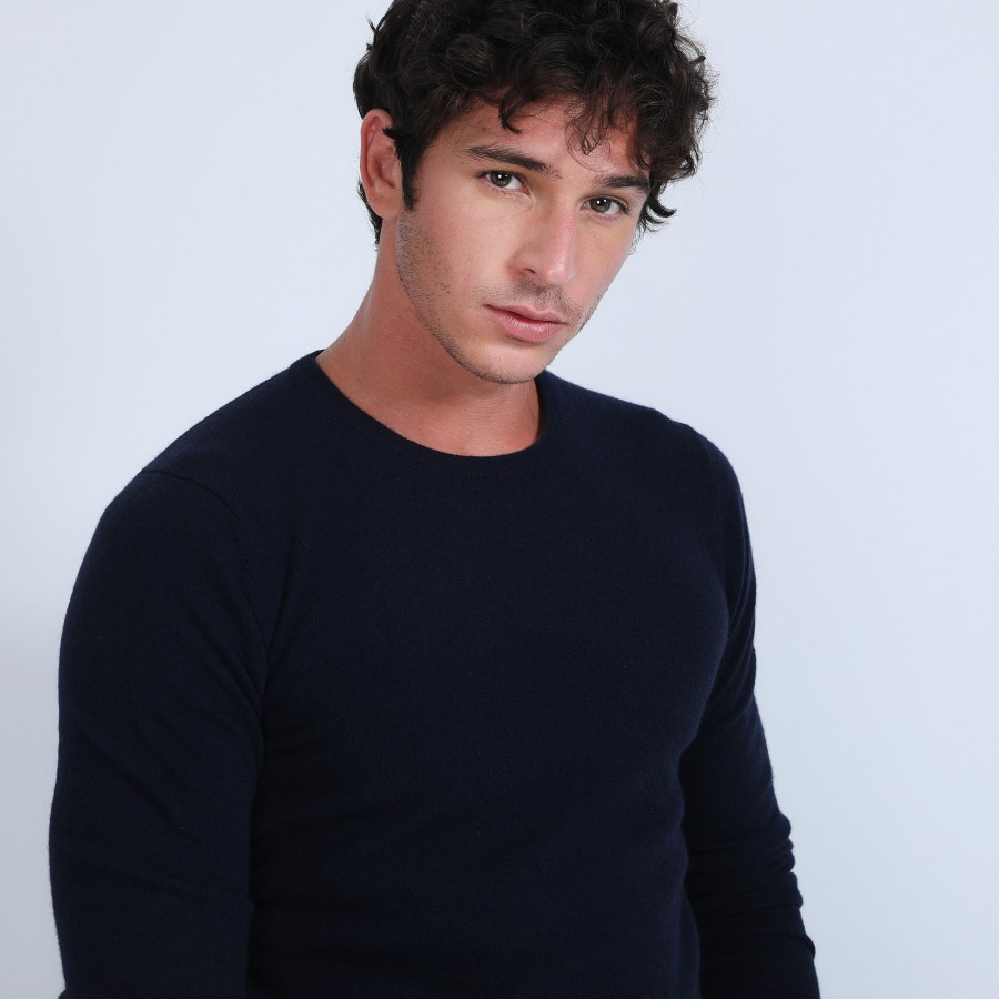 Pull col rond en cachemire - Evain
