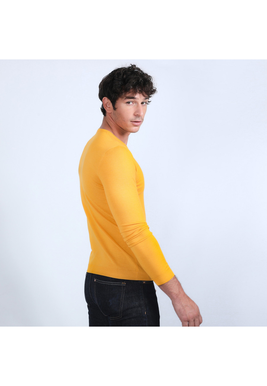 Pull col rond en laine mérinos - Eddie