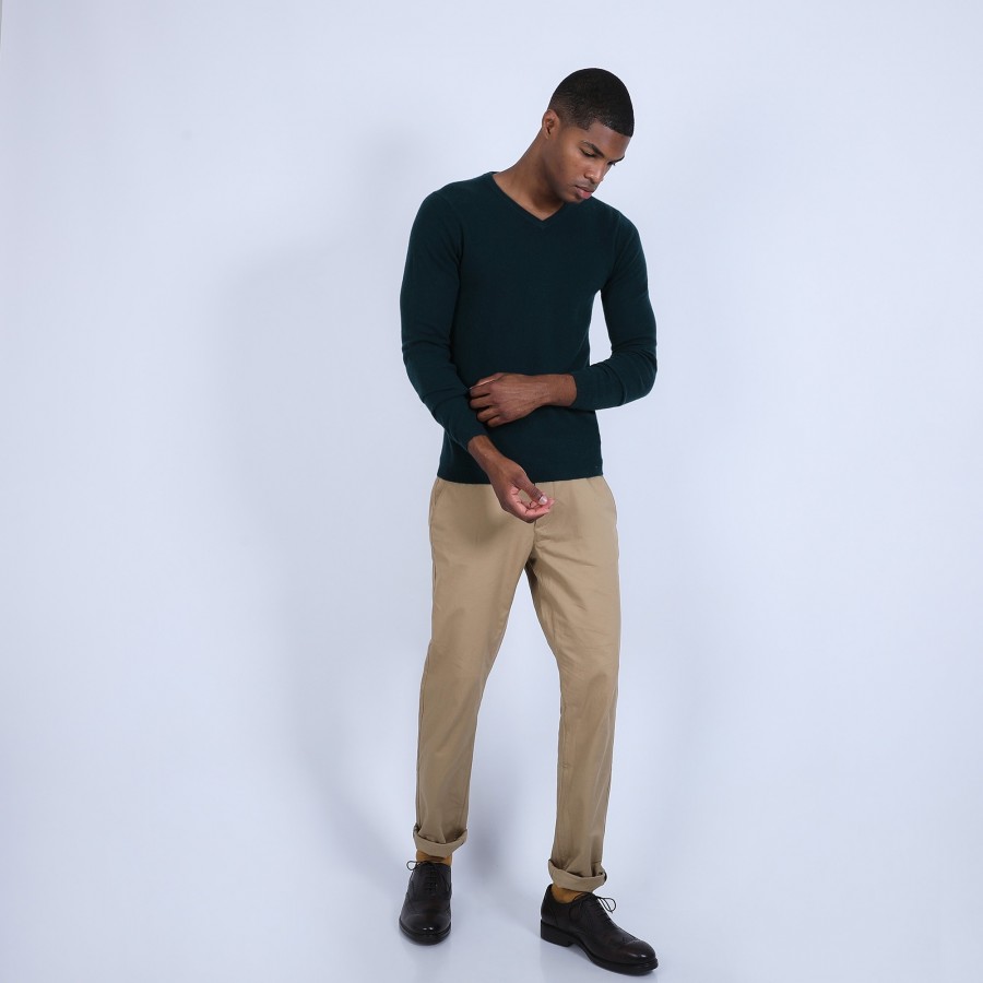 Pull col V en cachemire - Evann