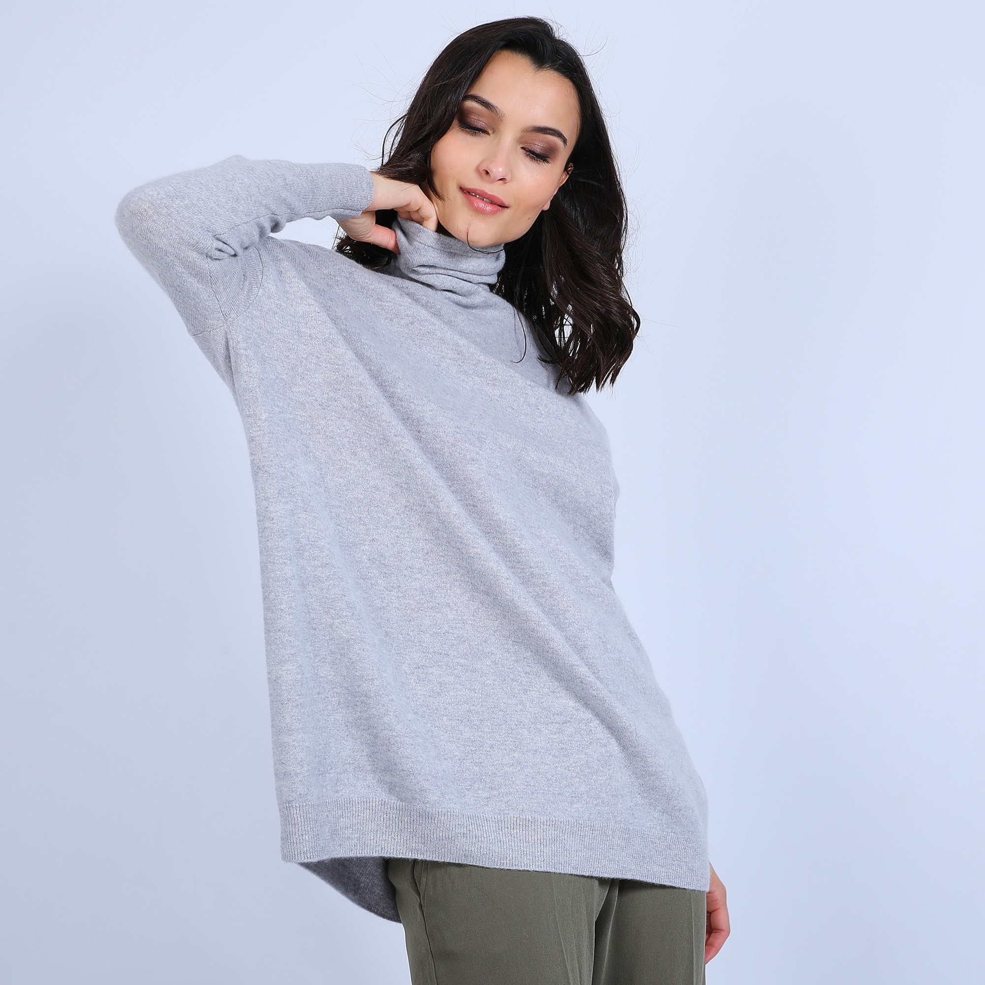 polo neck cashmere jumpers