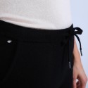 Pantalon en cachemire - Oriane 6610 noir - 01 Noir