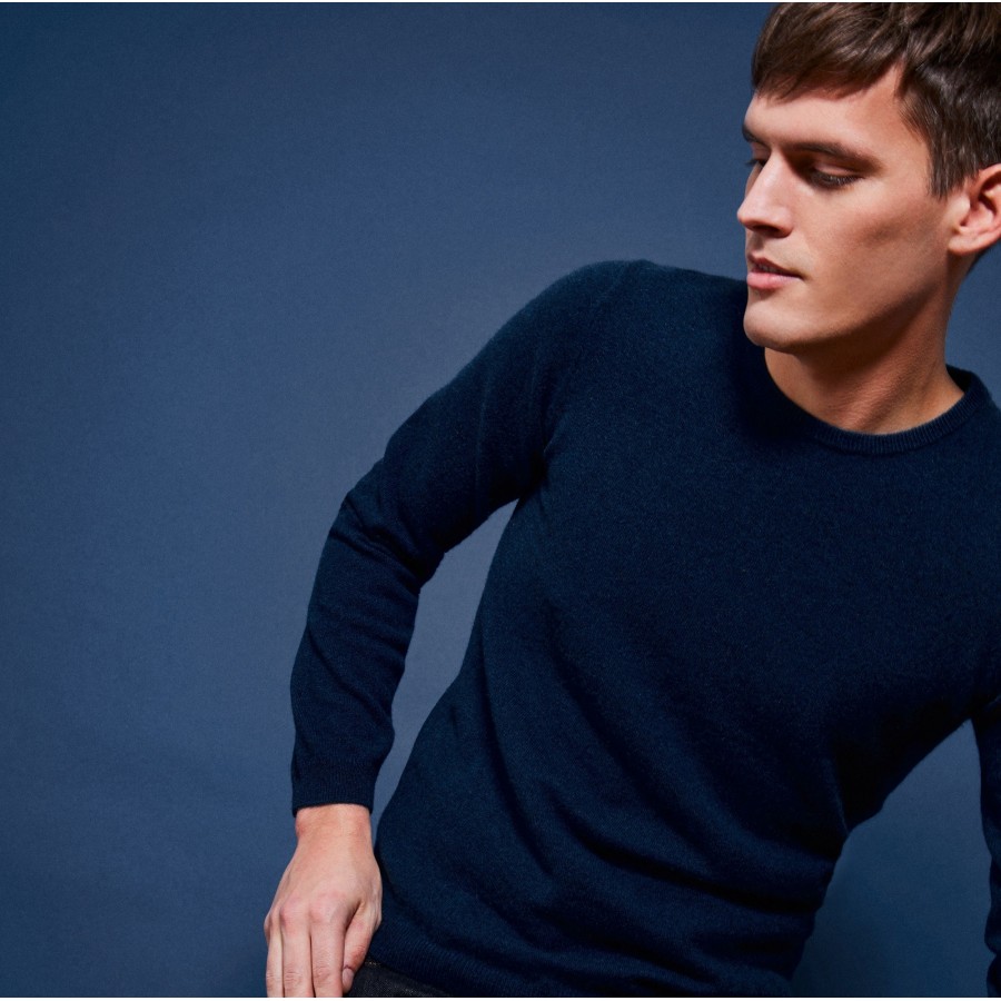 Pull col rond en cachemire - Evain