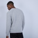 Pull col rond en laine et alpaga - Ring 6612 gris clair - 11 gris clair