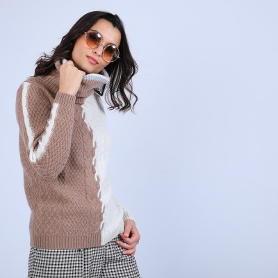 Cashmere cableknit jumper - Promethée