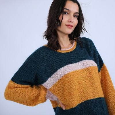 Pull ample en mohair - Sakine